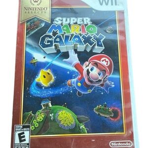 Super Mario Galaxy - Nintendo Wii Everyone 2007 Box Pamphlet Game